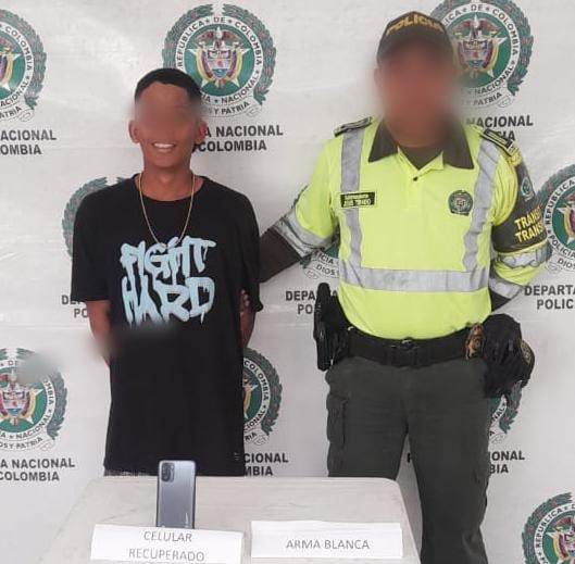 Robó en un bus y cogieron antes de que se bajara