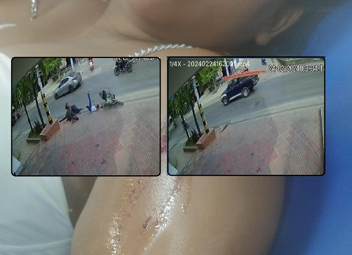 Irresponsabilidad causó peligrosa caída