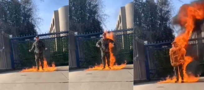 Un soldado murió en EE.UU. tras inmolarse frente la Embajada de Israel