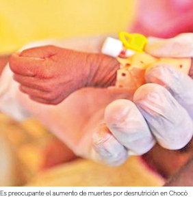 Alerta en Chocó por muertes de niños por desnutrición