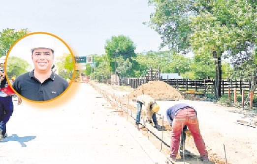 Se reactivaron las obras en la vía de acceso principal a Buenavista
