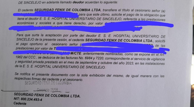 Guardas de seguridad del HUS, en el limbo por la no solución de pago