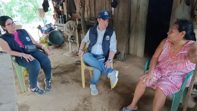Defensoría identificó 20 viviendas en riesgo de colapso en el corregimiento La Carolina en Planeta Rica