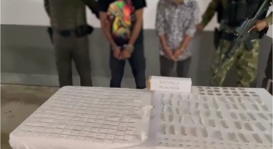 Capturan a dos presuntos expendedores de estupefacientes del Clan del Golfo en Ciénaga de Oro