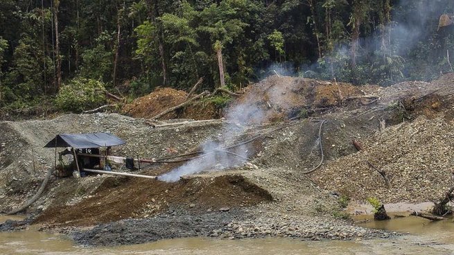 10 departamentos en alerta por uso de mercurio en minería ilegal: Procuraduría
