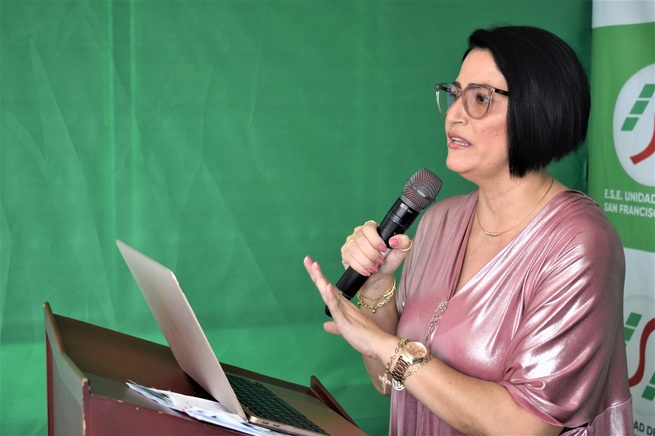 Dejo una ESE saneada: Milena Peña Pacheco