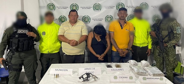 Estarían traficando droga y armas de fuego