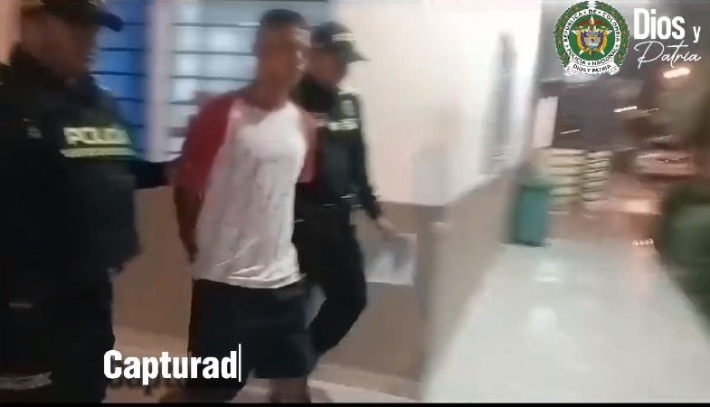 Captura en flagrancia por delito de hurto en Montería