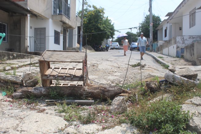 Dos años sin solución en la Primera calle de Pablo VI