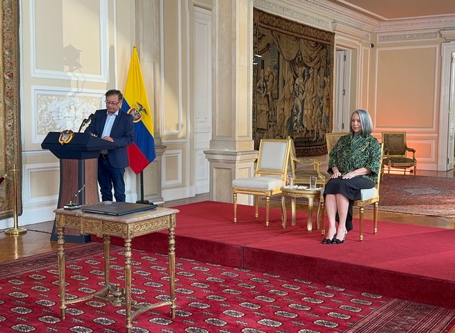 La sucreña, Marirraquel Rodelo, se posesionó como magistrada de la Corte