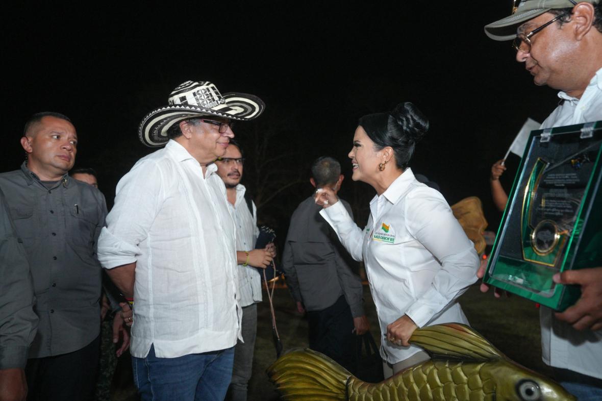 Mil 414 hectáreas entregó el presidente Gustavo Petro en San Onofre