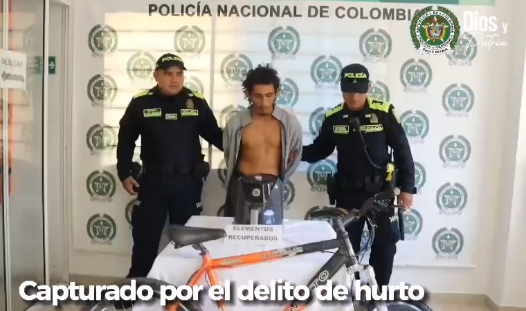 Capturan en flagrancia a reconocido delincuente en Montería