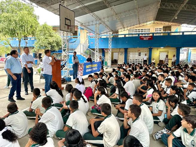 Alcaldía avanza satisfactoriamente en la campaña “Instituciones Educativas Seguras y Felices”