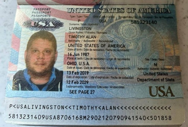 Expiden orden de captura contra Timothy Alan Livingston