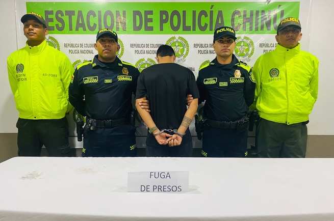 Recapturado por el delito de fuga de presos