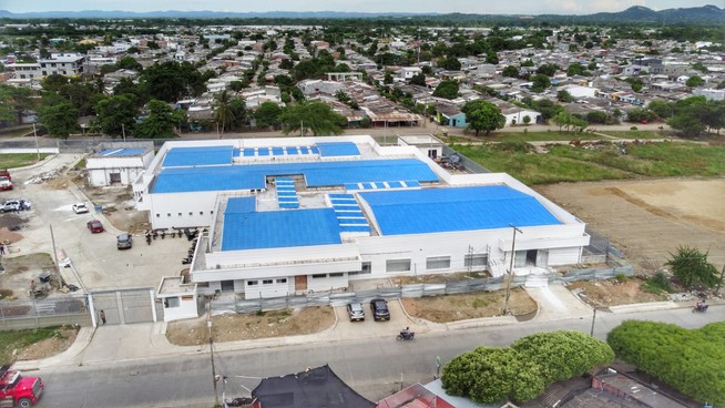 Tras derrumbe de tejado, el hospital de la comuna 6 de Montería opera con normalidad