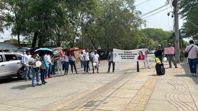 Con plantón, familia de Melissa Paternina Galván sigue pidiendo justicia