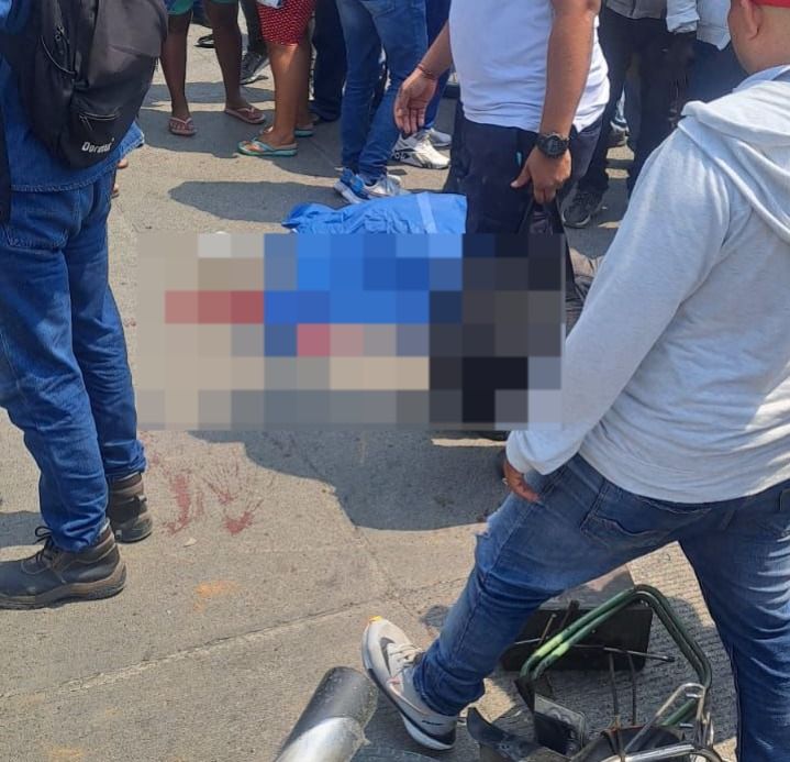 Perdió la vida en accidente de transito por el Mercadito del Sur