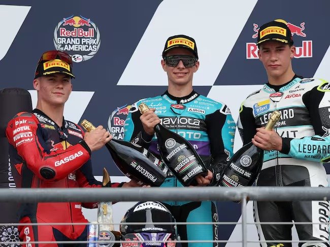 David Alonso gano el Gran Premio de las Américas de Moto3