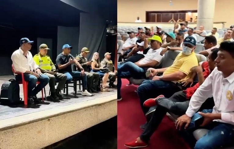 Alcaldía escuchó a taxistas previo a la jornada de protesta