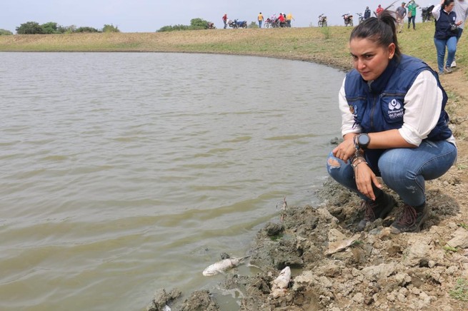 Alrededor de 2000 familias están siendo afectadas por la sequía de la Ciénaga Grande