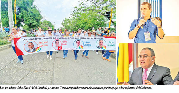 Correa y Julio Elías salieron a responder las críticas
