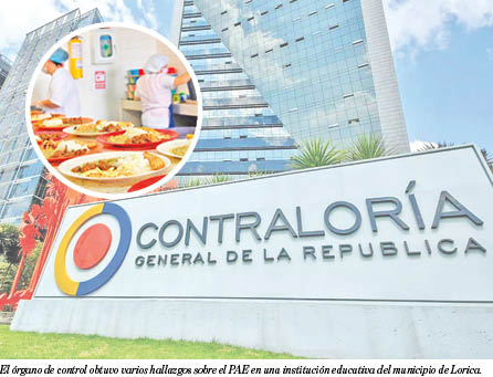 Hallazgos de la CGR sobre el PAE en Lorica