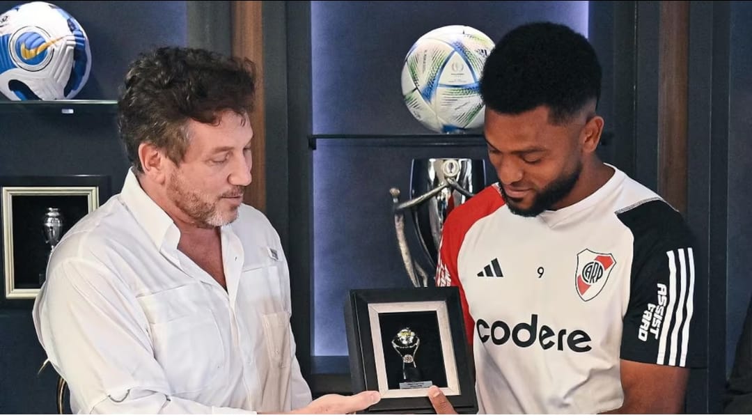 Borja fue homenajeado por la Conmebol