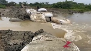 UNGRD exige cumplimiento al contratista de las obras en Cara de Gato