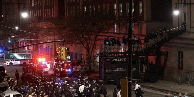 Protestas en Estados Unidos a favor de Palestina generan enfrentamientos
