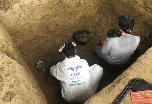 UBPD recuperó dos cuerpos en cementerio de Sucre
