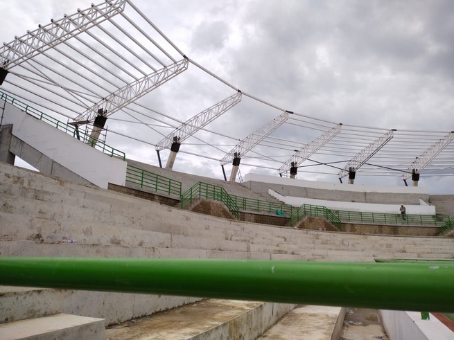 El monumental 20 de Enero estaría listo en julio, El Meridiano se internó en la obra