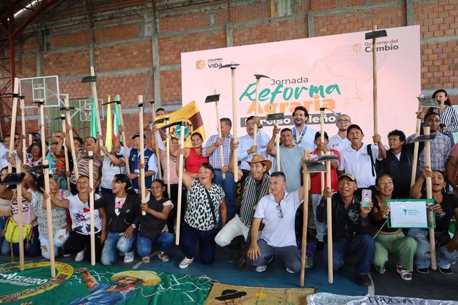 Cerca de 6.000 hectáreas de tierra fueron entregadas en 11 municipios del país: MinAgricultura