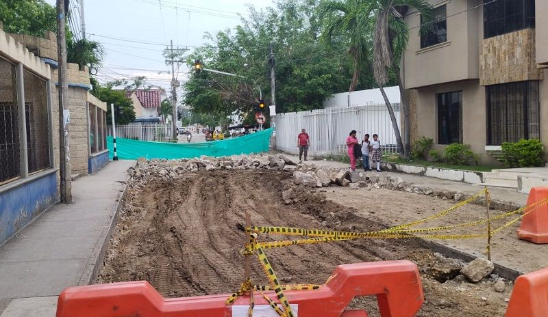 Nuevo frente de obra para la recuperación de la malla vial de Sincelejo