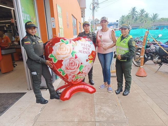 Conmemoran el Día de las Madres en  San Bernardo del Viento