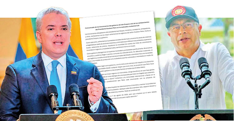 Duque le sacó 'los trapitos al sol' a Petro