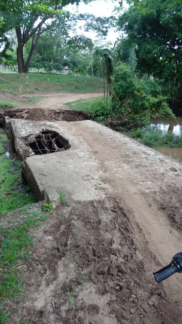 Colapsó puente en zona rural de Chinú