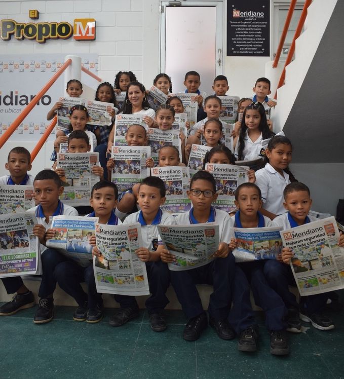 Visitaron El Meridiano para conocer los 'secretos' del periodismo