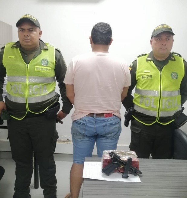 Estaba haciendo disparos