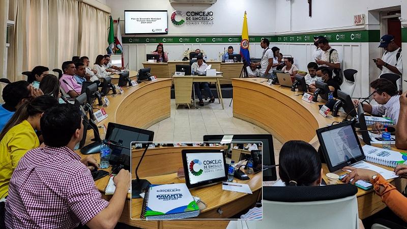 Concejo de Sincelejo aprobó el Plan de Desarrollo 2024-2027