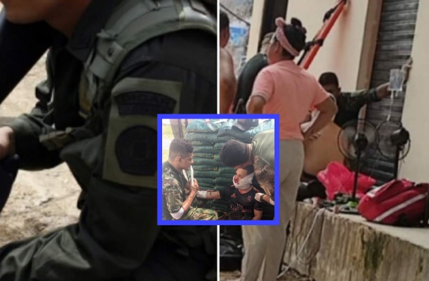Piden traslado de Policía herido de un tiro
