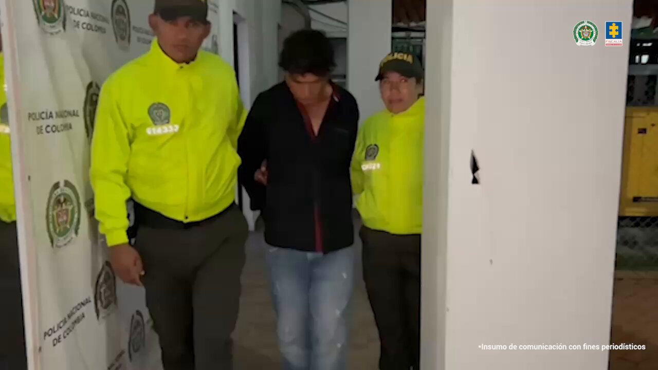 Capturaron a feminicida serial en Tabio, Cundinamarca