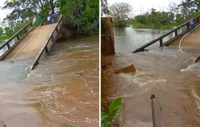 Se agudiza la crisis: colapsó puente en Ayapel