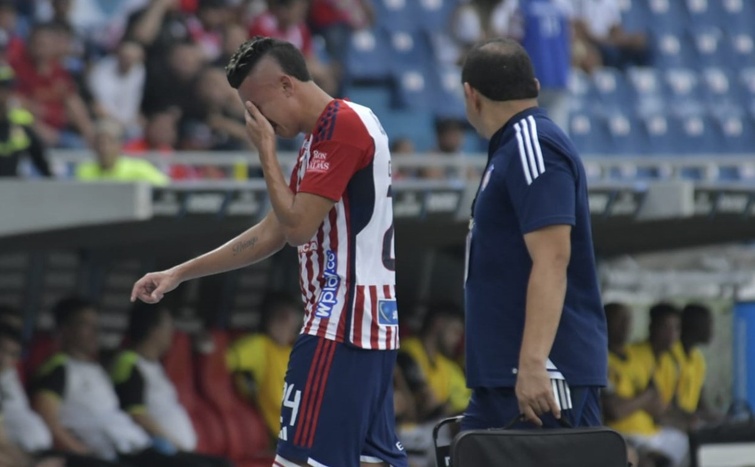 No todo fue fiesta en el 'Metro': Junior perdería pieza importante para juego contra Millonarios