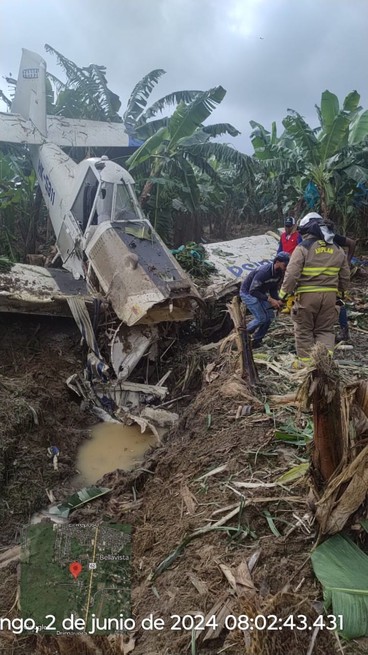 Avioneta fumigadora se accidentó en Carepa