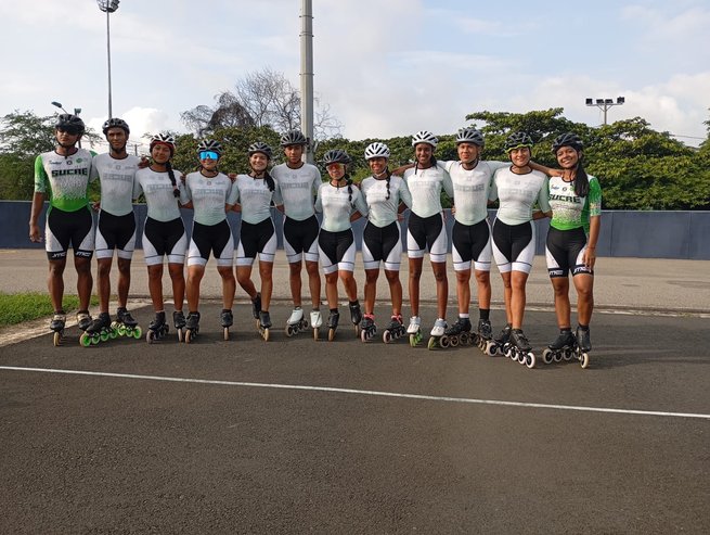 Sucre, sin resultados en la velocidad del Nacional de Patinaje