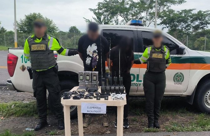 Capturan a pareja por utilización ilícita de redes de comunicación en el corregimiento Puerto Rey