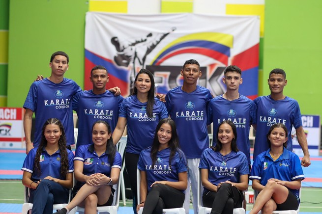 Selección Córdoba de Karate masculina y femenina a los Juegos de la Juventud 2024