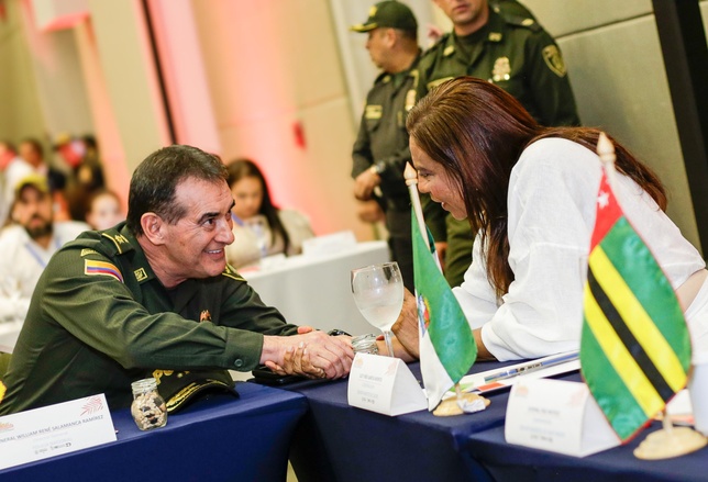 General Salamanca destacó el liderazgo de  la Gobernadora Lucy García y los resultados  de seguridad en el departamento de Sucre