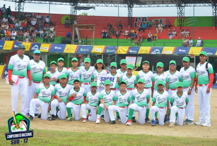 Sucre va invicto en el Nacional de Béisbol Sub-12